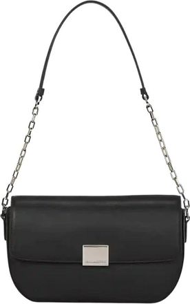 Karl Lagerfeld Kleine Schoudertas - Dames - Schoudertassen - Zwart - ONE Size - Leer - Tassen