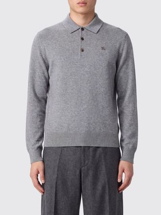 Burberry Polo Uomo colore Grigio