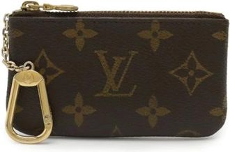 Louis Vuitton Vintage, unisex, Bruin, ONE Size, Pre-owned Canvas Portemonnee