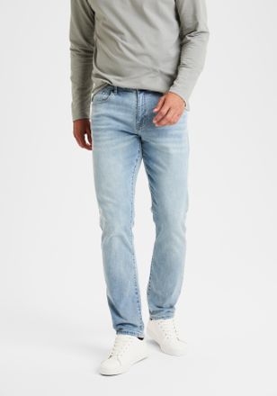 Buffalo 5-Pocket-Jeans »Straight-fit« mit normaler Bundhöhe, aus elastischer Denim-Qualität