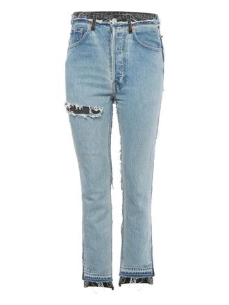VETEMENTS X Levis patchwork jeans - Blue
