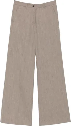 Nine In The Morning Pantaloni Palazzo Sandra - - Trousers - Donna - Beige - W28