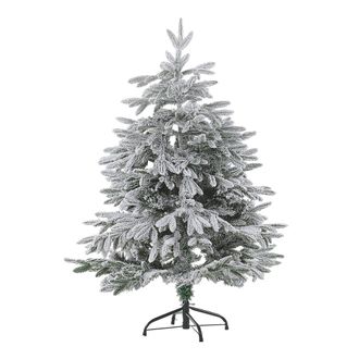 Beliani &Aacute;rbol de navidad efecto nieve 120 cm blanco