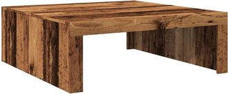 vidaXL Coffee Table Old Wood 100x100x35 cm Engineered Wood Vidaxl