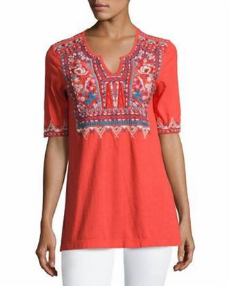 Johnny Was Mina Boho Tunic In Hto