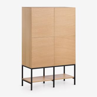 Sklum Armario En Mdf Y Chapa De Roble Bromley Sklum