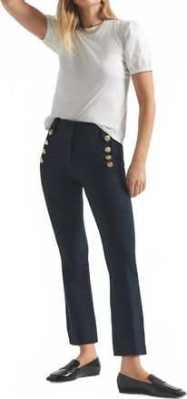 Derek Lam Robertson Slim Trouser In Midnight