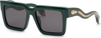 Roberto Cavalli SRC055 0D80 Mens Sunglasses Green Size 55