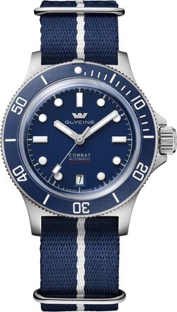 Glycine Mens Combat Sub Box Ceramic 41mm Automatic Watch