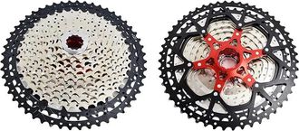 OEM Pi&ntilde;&oacute;n Libre Para Bicicleta De Monta&ntilde;a, Aleaci&oacute;n De Aluminio Ultraligera, Compatible Con M&uacute;ltiples Velocidades, 11s 52t Plateado