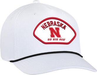 Ahead Mens Ahead White Nebraska Huskers Alto Rope Adjustable Hat at Nordstrom