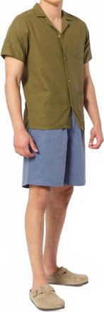Bather Lake Corduroy Leisure Short In Blue