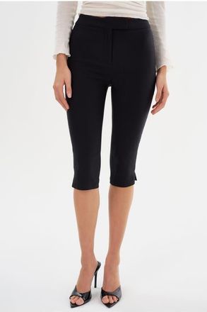 LaMarque CELINE | Stretch Twill Capri in Black at Nordstrom, Size Xx-Small