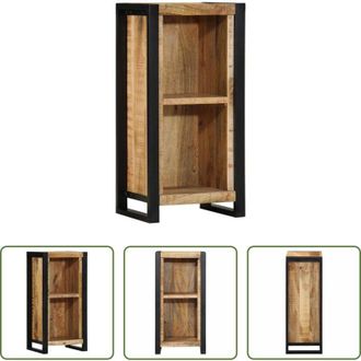 vidaXL vidaXL Armadio marrone - Armadio da Notte Marrone Legno massello di mango