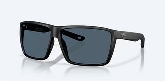 Costa Unisex Rincon Ii Polarized Sunglasses In Matte Black Gray
