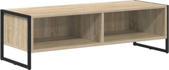 vidaXL Gabinete De Tv Sonoma 100 X 36.5 X 30.5 Cm Madera Contrachapada Vidaxl