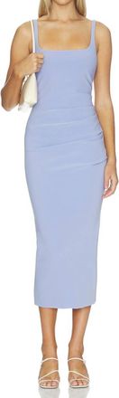 Bec&bridge Karina Tuck Midi Dress In Periwinkle