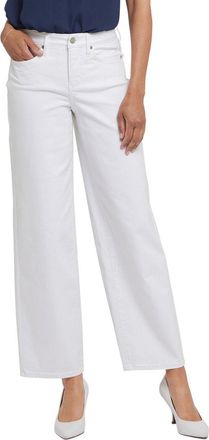 NYDJ Jemma Optic White Barrel Jean