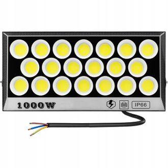 OEM Potente L&aacute;mpara Para Garaje, Jard&iacute;n, Fachada, 1000w, Ip66, Duradera, Leds Cob
