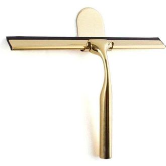 OEM Tergivetro Per Doccia In Acciaio Inox Color Oro Con Supporto Senza Foratura Per Vetro Di Bagno E Doccia