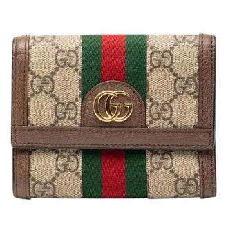 Gucci Pre-owned Wallets, female, Multicolor, Size: ONE SIZE Pre-owned Ophidia Wallet