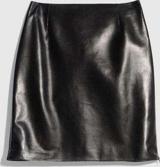 Gucci Soft Nappa Mini Skirt, Black, Ready-to-wear