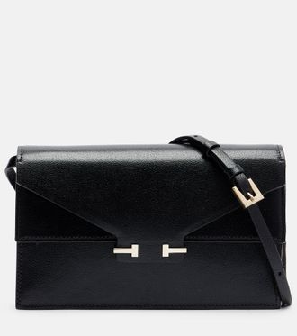 Tom Ford T Mini leather crossbody bag