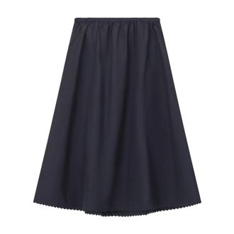 Vince Midi Skirts, female, Blue, Size: XS Midi Skirts