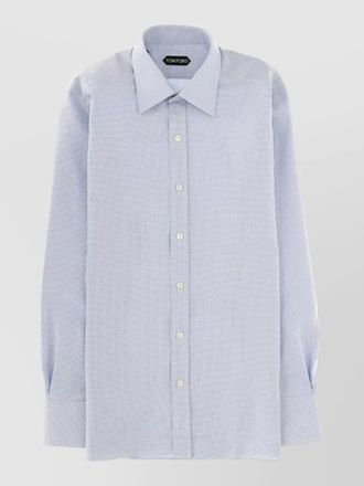 Tom Ford cotton shirt slim fit long sleeves collar