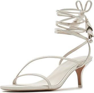 Kate Spade New York Lily High Heel Sandals Womens Sandals Cream : 6.5 M, Leather