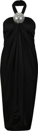 Giuseppe Di Morabito Vestido de punto con broche de cristal - Dresses - Mujer - Negro - M