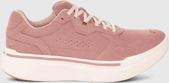 Ahnu Womens Sequence 1.1 Suede Shoes In Misty Rose