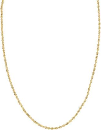 Bony Levy Mens 14K Gold Rope Chain Necklace in 14K Yellow Gold at Nordstrom, Size 22