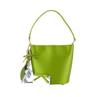 Self Portrait Bucket Bag - Self Portrait - Synthetic - Green - female - Self Portrait - Bucket Bags - Green - ONE SIZE - Bags