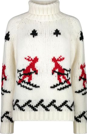 Moorer Bridaamw Turtleneck Sweater Bianco