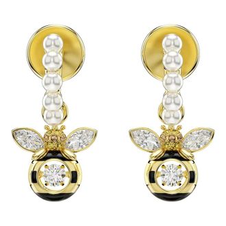 Swarovski Idyllia Bijou Oorbellen - Dames - Accessoires - Geel - Maat: ONE Size