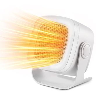 OEM Calentador De Ventilador, Mini Calentador El&eacute;ctrico Ptc Con Oscilaci&oacute;n De 90&deg;, Calentador El&eacute;ctrico Con 2 Modos, Calentador De Espacio Compacto, Calen
