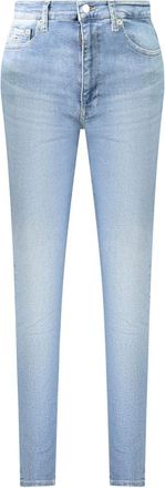 Tommy Hilfiger Jeans, Dames, Blauw, W26 L32, Katoen, Sylvia High Skinny Jeans