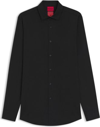 HUGO BOSS Slim-fit shirt in stretch twill