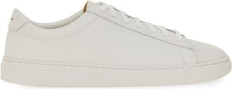 HUGO BOSS Grained Leather Sneaker-Uomo