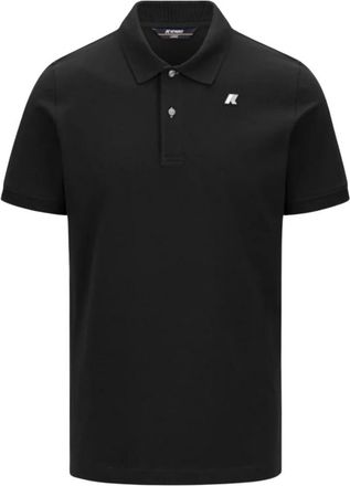 K-Way Katoenen poloshirt in zwart - Heren - Polos - Zwart - L - Katoen - Tops