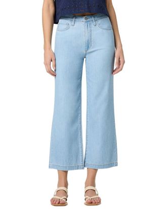 Joe's Faithe Chambray High Rise Wide Leg Crop Jean