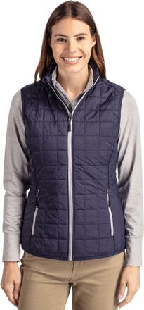 Cutter & Buck Rainier PrimaLoft Womens Eco Insulated Full Zip Puffer Vest