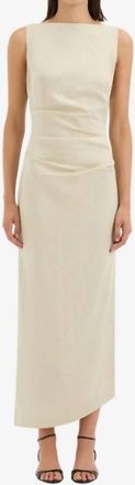 Sir. Raquel Midi Dress In Wheat