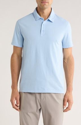 Vince Regular Fit Garment Dyed Cotton Polo in Washed Rainwater at Nordstrom, Size Xx-Large