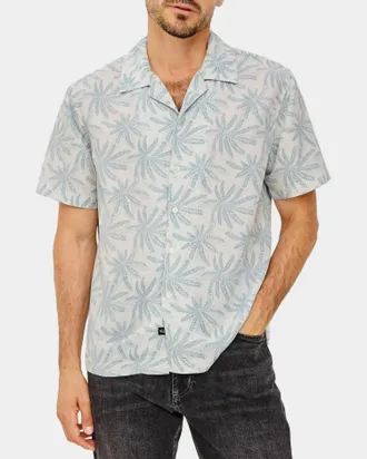 Rails Rhodes Short-Sleeve Button-Front Shirt In Hawaiian Ice