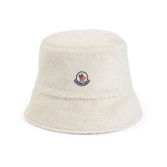 Moncler Hats, female, Beige, Size: M Acrylic Hat