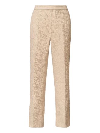 Fabiana Filippi textured side-pockets trousers - Neutrals