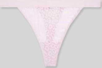 Tommy Hilfiger String aus Spitze mit Logo Bund in Rosa, Gr&ouml;&szlig;e XL