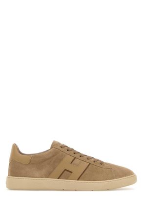 Hogan Cappuccino Suede Sneakers